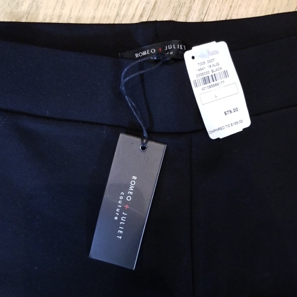 Romeo + Juliet Couture Black Stretch Pants - Picture 6 of 7